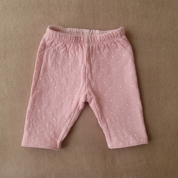 Gap Baby Girl Quilted Reversable Pants Size 0-3 Months - Picture 3 of 4